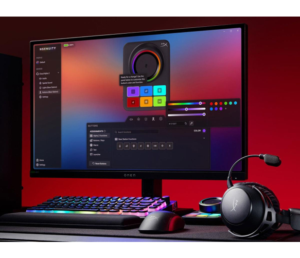HYPERX Cloud Alpha 2 Wireless AJ5C7AA - 1363131 - zdjęcie 11